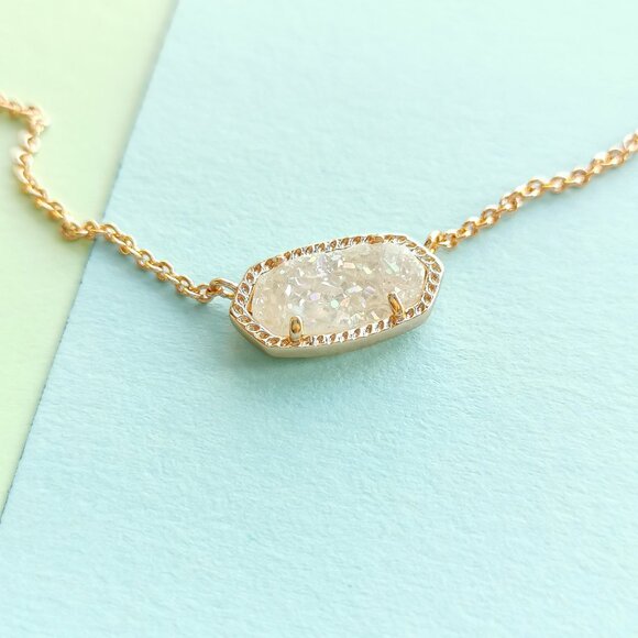 Kendra Scott Elisa - Rose Gold Drusy Necklace - Picture 3 of 3